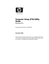 HP Compaq dc7600 Ultra-slim Desktop PC User guide