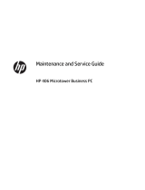 HP 406 Microtower PC User guide
