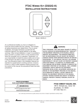 Amana PTAC DS02G-H Installation Instructions Manual