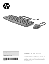 HP Pavilion Keyboard and Mouse 200 Installation guide