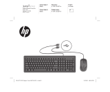 HP Wired Keyboard and Mouse Installation guide