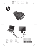 HP HDMI to DVI Adapter Installation guide