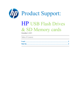 HP v275w USB Flash Drive User guide