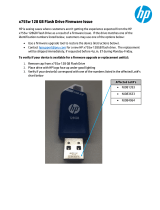 HP Brand License USB Flash Memory series Important information