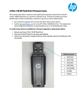 HP x702w 128GB USB Flash Drive Important information