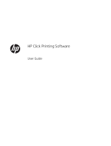 HP Click printing software User guide