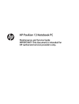 HP Pavilion 13-b200 Notebook PC series User guide