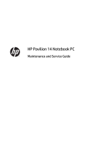 HP Pavilion 14-v200 Notebook PC (Touch) User guide