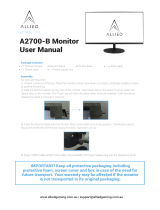 Allied A2700-B User manual