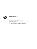 HP 14-ap000 Notebook PC series User guide