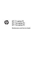 HP 17g-br100 Laptop PC User guide