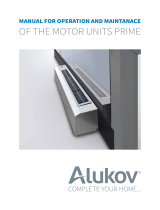 Alukov PRIME SERIES Manual For Operation And Maintanace