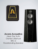 Acora Acoustics SRC-2 Owner's manual
