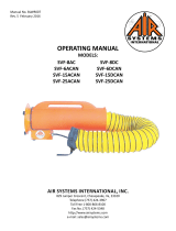 AIR SYSTEMS SVF-8AC Operating instructions