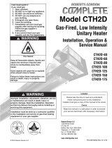 Roberts Gordon COMPLETE CTH2D User manual