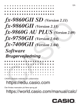 Casio fx-9860G AU PLUS Owner's manual