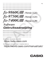 Casio fx-9750GIIIUPD Operating instructions