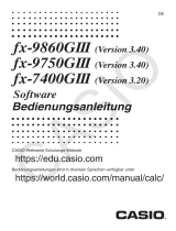 Casio fx-7400GIII Owner's manual