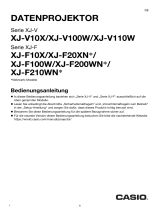 Casio XJ-V10X, XJ-V100W, XJ-V110W Owner's manual