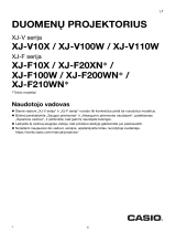 Casio XJ-V10X, XJ-V100W, XJ-V110W User manual