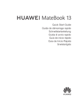 Huawei MateBook 13 Quick start guide