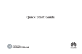 Huawei WiFi AX3  Quick start guide