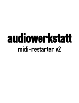 audiowerkstatt midi-restarter v2 Quick start guide