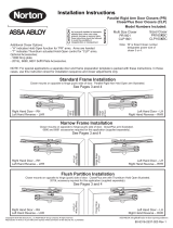 Assa Abloy Norton PR1601 Installation Instructions Manual