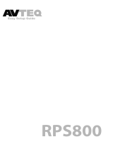 Avteq RPS800 User manual
