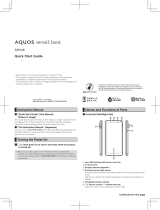 Sharp AQUOS sense3 basic SHV48  Quick start guide