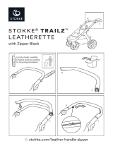 mothercare Stokke Trailz Handle Letherette with zipper Warn Leaflet User guide
