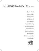 Huawei MediaPad T2 8 Pro Quick start guide