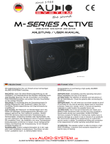 Audio System Active M Series User manual