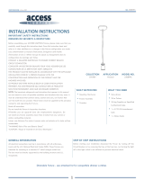 Access Lighting 23089FC Installation guide