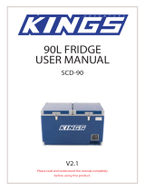 KINGS 90L FRIDGE User manual