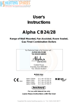 Alpha Boilers Alpha CB28 User Instructions