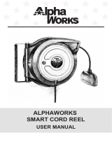 Intradin (Shanghai) Machinery Co., Ltd.AlphaWorks Cord Reel Extension Alexa Smart Plug 14AWG x 50' Feet (2) IP64 Waterproof Wireless Remote Control Timer Rated at 13A 1625W & Advanced Slow Retraction Technology (SRT) [Patent Pending]