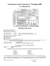 ALLTRONIC Micro7 User manual