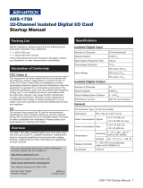 Advantech AIIS-1750 Startup Manual