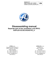 ATREA DUPLEX EC Series Disassembling Manual