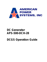 American Power Systems APS-500-DCH-28 Operating instructions