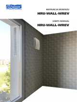 Alnor HRU-WALL-WREV User manual