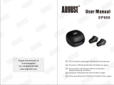 Augustint August EP800 Ultra Portable Lightweight TWS Bluetooth Earphones User manual