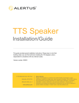ALERTUS TTS Speaker Installation guide