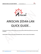 ARKSCAN 2054A-LAN Quick Manual