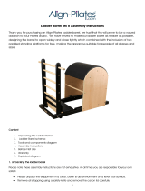 Align-Pilates Ladder Barrel Mk II Assembly Instructions Manual