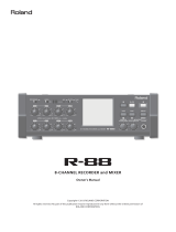 Roland R-88 User manual