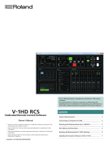 Roland V-1HD Owner's manual