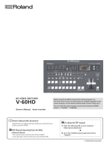 Roland V-60HD Owner's manual