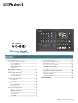 Roland VR-4HD Reference guide
